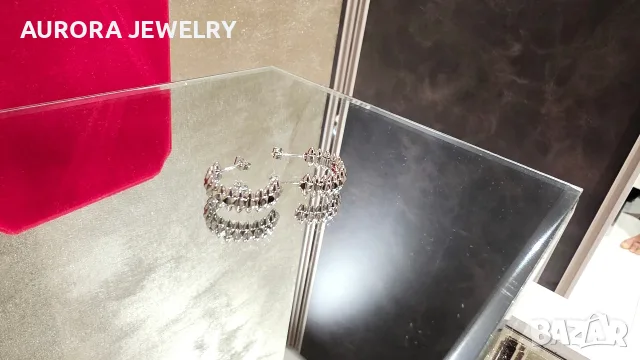 CARTIER Clash de Cartier White Gold Hoop Дамски Обеци, снимка 9 - Обеци - 55931954