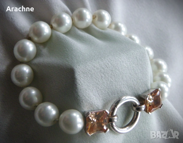 Гривна от Thomas Sabo - сребро, цитрини и перли