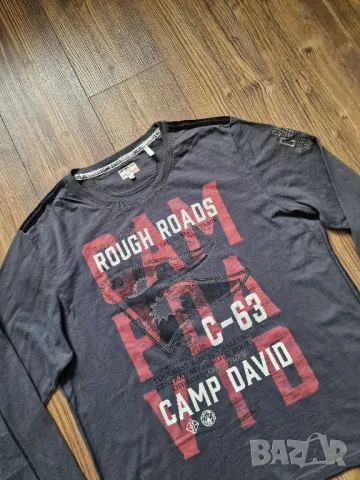 Страхотна мъжка блуза  CAMP DAVID размер 2XL , снимка 3 - Суичъри - 48793878