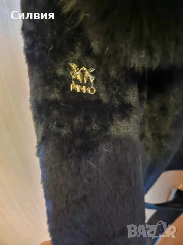 Естеств. кожа и косъм Pinko за 360лв, снимка 2 - Якета - 47766353
