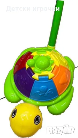 Буталка играчка за бутане Костенурка, снимка 2 - Други - 50426516
