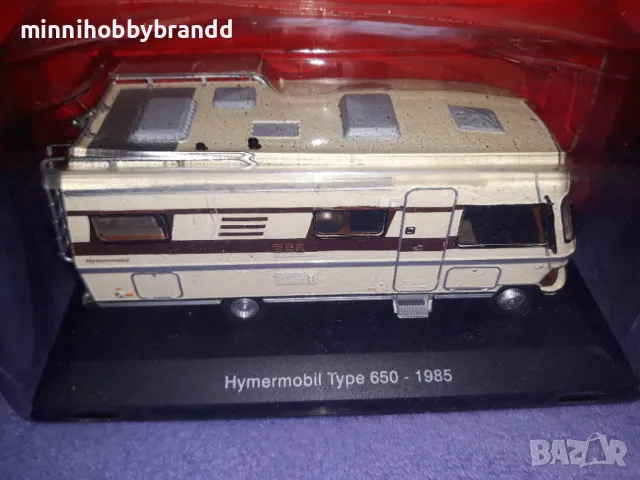 Mercedes Benz Camper Hymermobil Type 650 1985 1.43 Scale Hachette .Top top top  Model.!, снимка 2 - Колекции - 47340227
