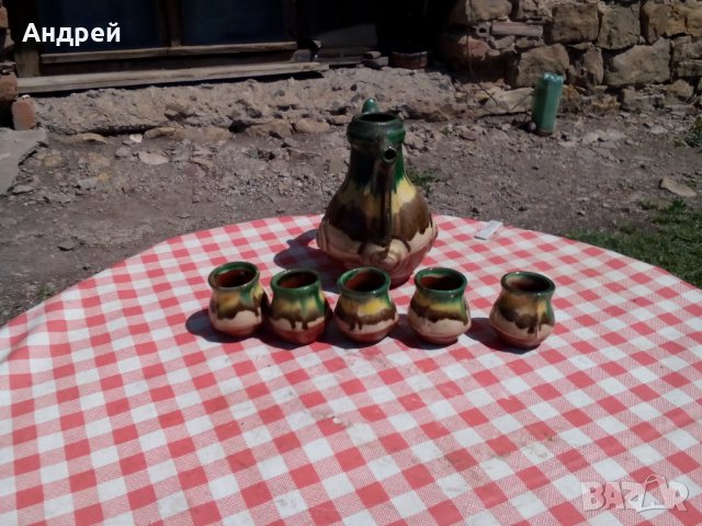 Стар битов керамичен сервиз #9, снимка 2 - Други ценни предмети - 29690872