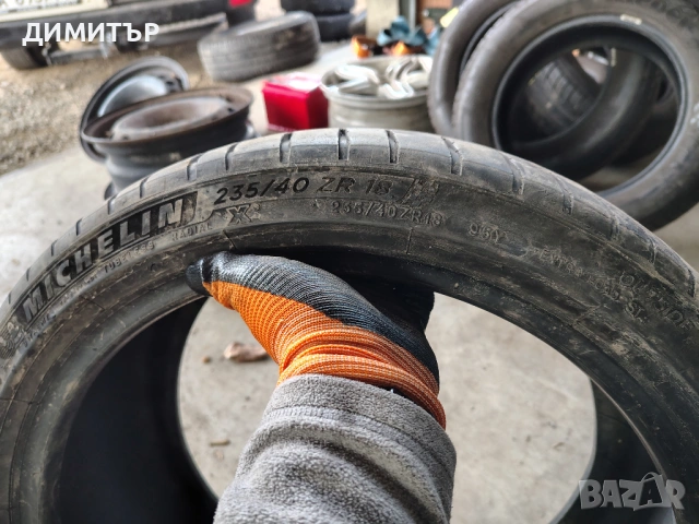 Само 1бр.лятна гума MICHELIN 235 40 18 DOT22 цена за брой, снимка 4 - Гуми и джанти - 54057156