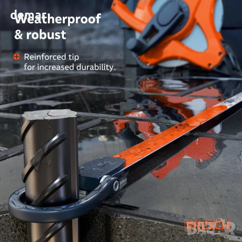 Ролетка от фибростъкло Presch 50 м - Бързо връщане благодарение на скоростна кутия 3:1, снимка 5 - Други стоки за дома - 50474194