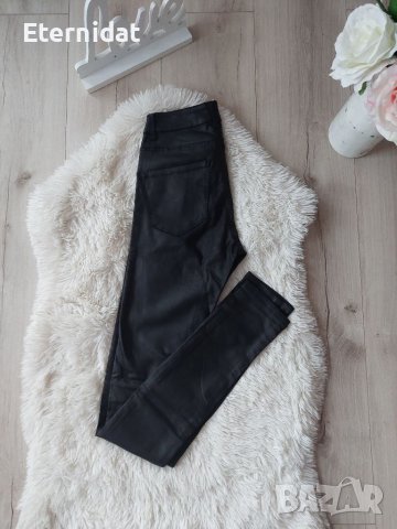 Черен панталон промазка , снимка 4 - Панталони - 38631253