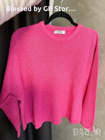 Плетена блуза BERSHKA , снимка 1 - Блузи с дълъг ръкав и пуловери - 39875556