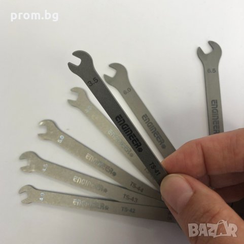 гаечни ключове, 8 бр, 3,5мм, 4мм, 4,5мм, 5мм, 5,5мм, 6мм, 6,5мм, 7мм, 8мм Япония, снимка 5 - Други инструменти - 34538366