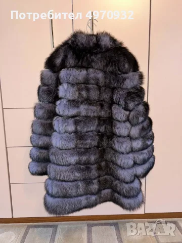 Палто от лисича кожа, снимка 2 - Палта, манта - 56377762