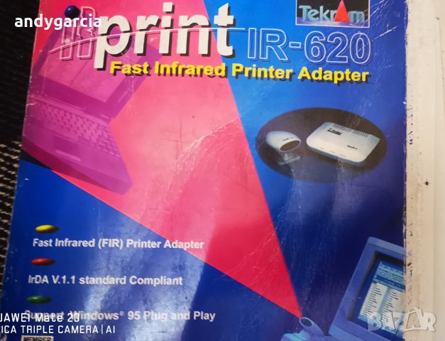 Rprint ir-620 адаптер за принтер за принтиране през инфраред, снимка 2 - Принтери, копири, скенери - 31794653
