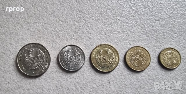 Казахстан . Лот.1, 5, 10, 20 ,50  тенге. UNC. Чисто нови. 5 бройки., снимка 4 - Нумизматика и бонистика - 44236965