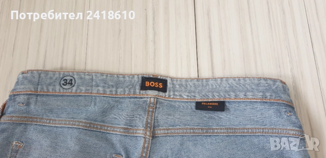 Hugo Boss Delaware Soft Touch Mens Size 34/34 НОВО! ОРИГИНАЛ Мъжки Дънки!, снимка 9 - Дънки - 52090885