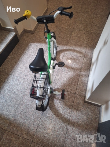 Детски велосипед 16 цола, почти нов, снимка 3 - Детски велосипеди, триколки и коли - 53875784