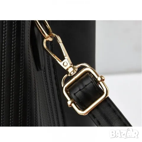 Дамска чанта Tripple Black, снимка 11 - Чанти - 47938666