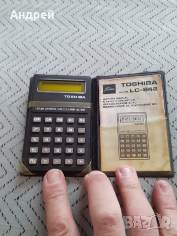 Калкулатор Toshiba LC-842, снимка 2 - Други ценни предмети - 31625474