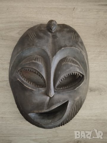 Стара дървена маска, снимка 1 - Други ценни предмети - 44356821