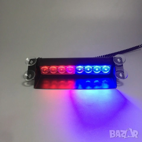 Сигнална лампа за стъкло 8 LED, снимка 5 - Аксесоари и консумативи - 53241425