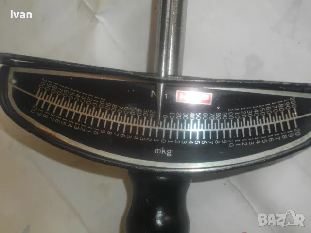 НОВ 0-200 Nm и 0-20 Mkg HP РЪЧЕН МАНОСКОП СТРЕЛКОВИ ДИНАМОМЕТРИЧЕН КЛЮЧ старо качество висок клас , снимка 8 - Други инструменти - 47799658