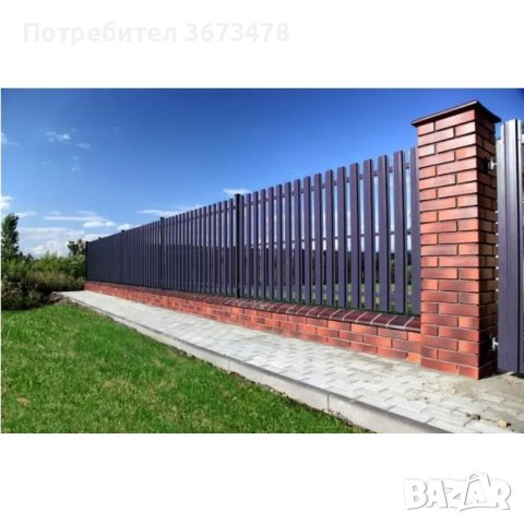 Метално пано за ограда, Цвят КАФЯВ/RAL8017, 1250 х 2000мм, снимка 16 - Огради и мрежи - 40073019