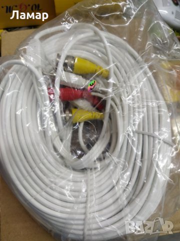 Готови кабели кабел за лан LAN мрежа 5м-50м и видео наблюдение.RJ45 UTP cable. Коаксиален, снимка 8 - Други - 31799075