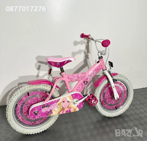 Детски велосипед Barbie за момиче 16 цола/ колело, снимка 5 - Велосипеди - 51387164