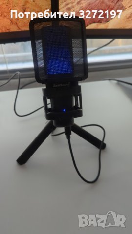 Zealsound RGB USB,професионален,кондензаторен микрофон PC PS4 PS5,Телефон,Запис,Стрийминг,Подкастинг, снимка 14 - Микрофони - 40699485