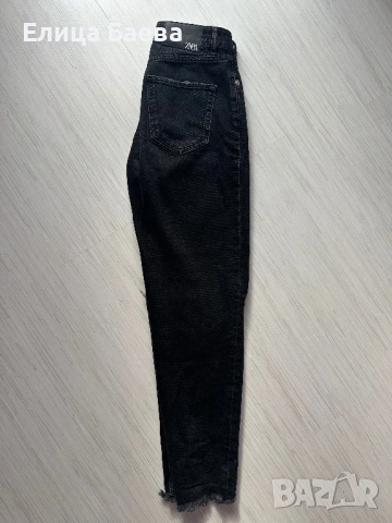 Дънки Zara в синьо и черно, снимка 8 - Дънки - 54235450