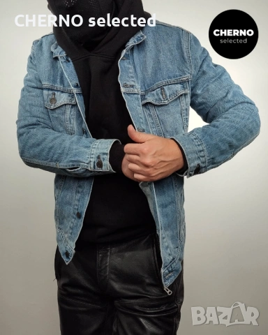 Мъжко синьо дънково яке LEVI’S Trucker Denim Jacket – размер L , снимка 10 - Якета - 54018870