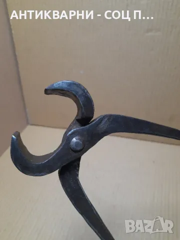 Соц Стари Ръчно Ковани Клещи Керпедени., снимка 11 - Антикварни и старинни предмети - 48551154