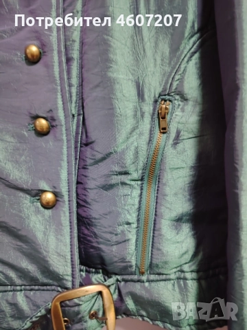 яке с кожена яка, снимка 4 - Якета - 52499723