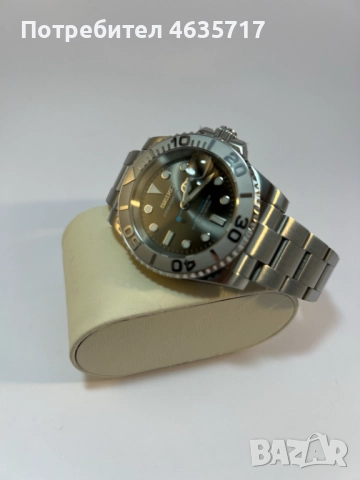 Нов часовник Seiko Yacht-Master Silver (custom mod), снимка 6 - Мъжки - 52825634