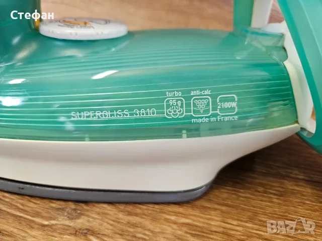 Ютия Tefal FV381 в добро състояние, снимка 11 - Ютии - 56072401