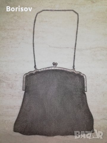 Сребърна дамска чанта-портмоне 1800г, снимка 5 - Антикварни и старинни предмети - 29971186