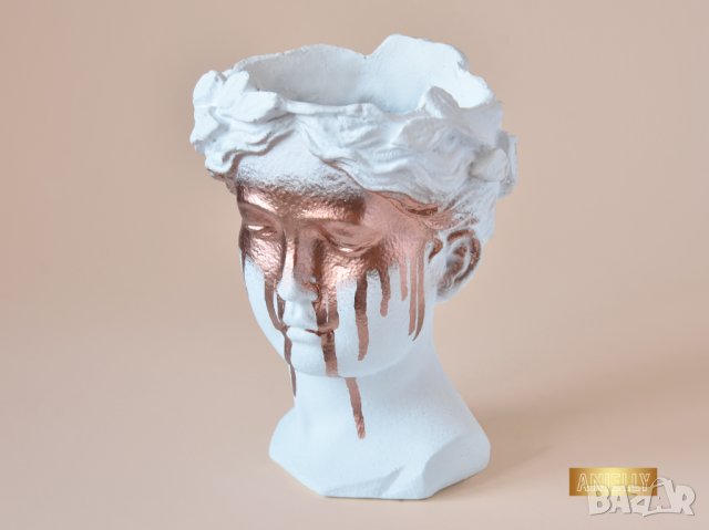 Модерна Арт кашпа Венера / Подарък за нов дом / Декоративна кашпа за всекидневна, снимка 5 - Статуетки - 40521992