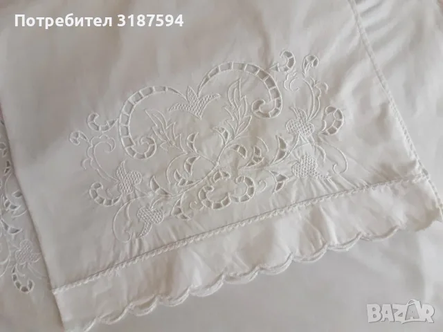 бродирани калъфки за възглавници 2 бр., снимка 2 - Спално бельо - 55854226