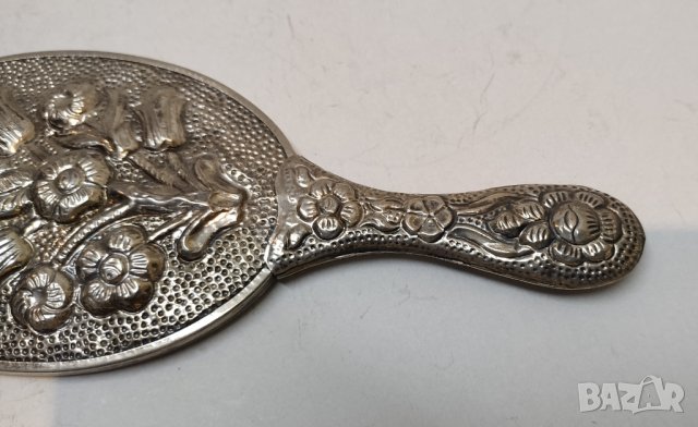 Сребърно огледало, снимка 4 - Антикварни и старинни предмети - 29864983