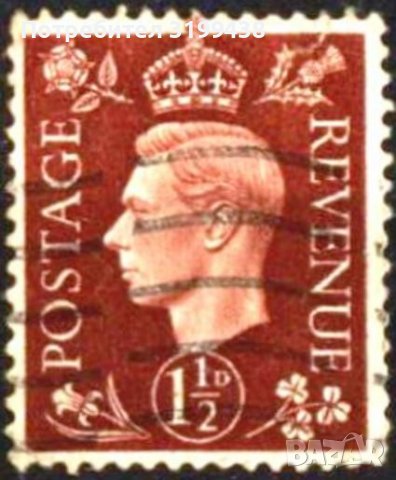 Клеймована марка Крал Джордж VI 1937 от Великобритания