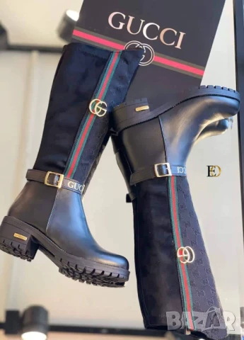 ботуши louis vuitton burberry gucci chanel, снимка 3 - Дамски ботуши - 50776573