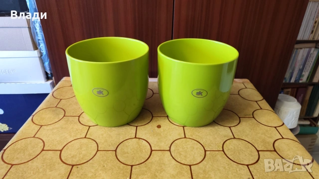 Кашпа - зелена, немска, снимка 5 - Стайни растения - 54339427