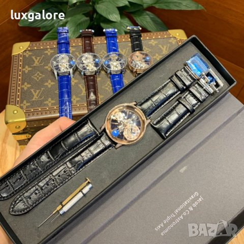 Mъжки часовник Jacob & Co. Astronomia Tourbillon с швейцарски механизъм, снимка 9 - Луксозни - 44492722