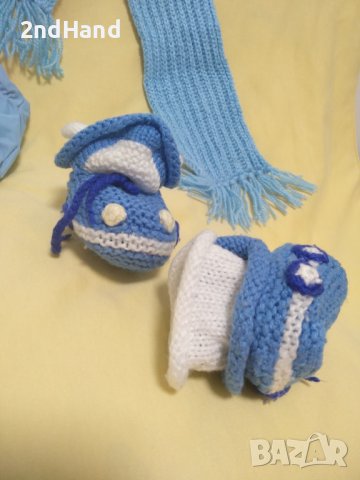 Бебешки терлици ръчно плетиво, снимка 1 - Други - 35351181