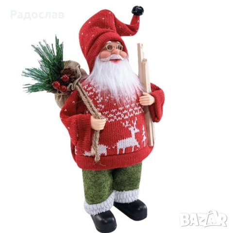 Празнична фигура Дядо Коледа, снимка 5 - Декорация за дома - 52579358