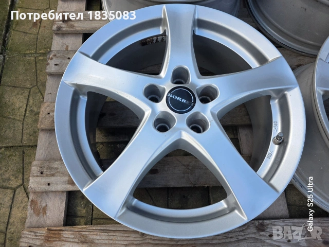 Лети джанти 17ки 5х114.3 Borbet, снимка 5 - Гуми и джанти - 53043950