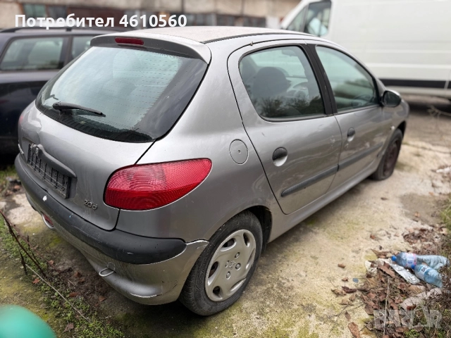 Peugeot 206 1.4 I на части, снимка 3 - Автомобили и джипове - 52295396