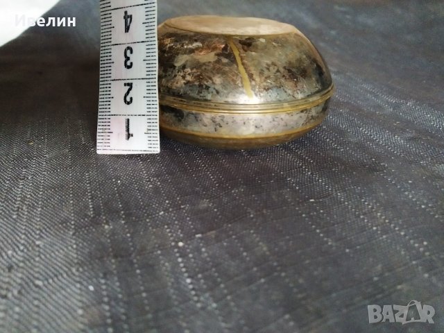 посребрен месингов комплект с 4 чаши, снимка 2 - Антикварни и старинни предмети - 30653722