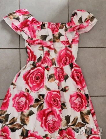 флорална рокля , снимка 2 - Рокли - 50775052