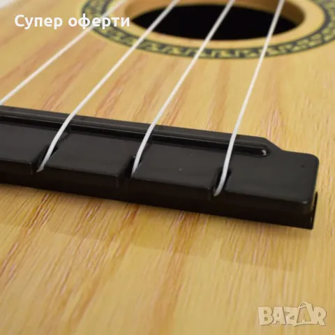 Детска мини китара Eddy Toys с 4 струни, снимка 2 - Музикални играчки - 48388906