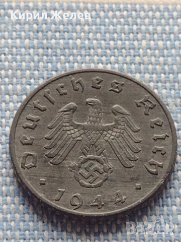 Монета 5 райхсфенинг 1944г. Германия Трети Райх с СХВАСТИКА за КОЛЕКЦИЯ 31567, снимка 5 - Нумизматика и бонистика - 42819860