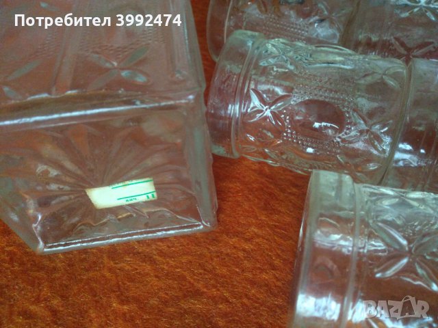 Гарафа и 6 чаши за алкохол/уиски, снимка 5 - Чаши - 44386104