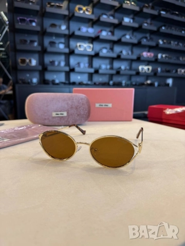 очила с черен обикновен калъф и ув защита ysl saint laurent miu miu , снимка 2 - Слънчеви и диоптрични очила - 51678413